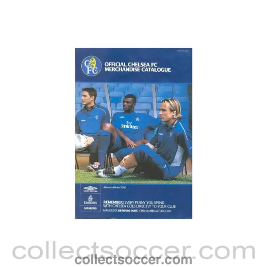 2002 - Chelsea Official Merchandise Catalogue Autumn/Winter 2002