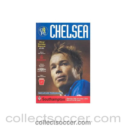 2002 - Chelsea v Southampton official programme 26/12/2002