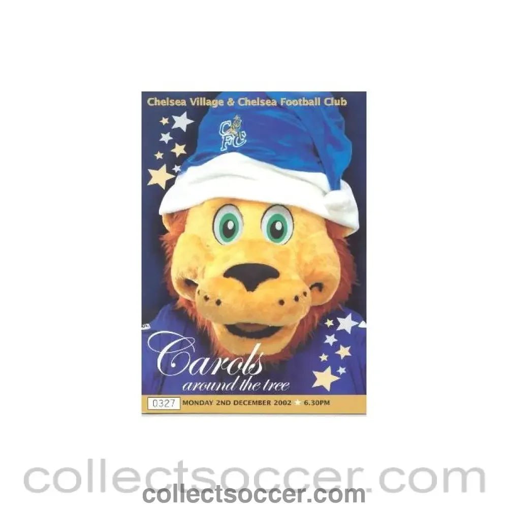 2002 - Christmas Carol at Chelsea Village brochure 02/12/2002 - Collect Soccer