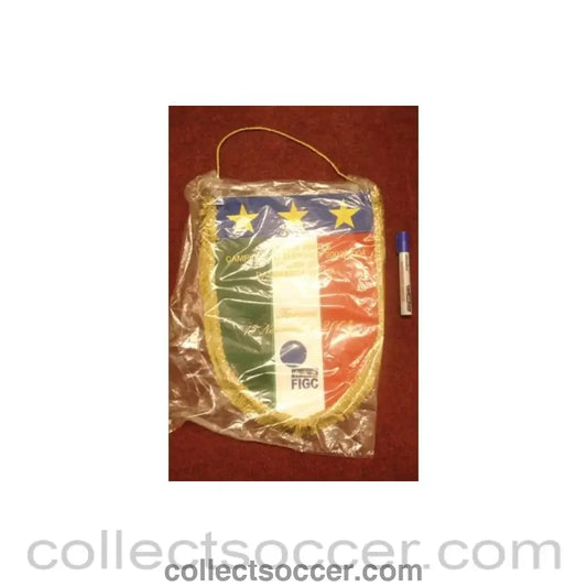 2002 - European Championship 2002-2004 Under 21 Denmark v Italy 15/11/2003 pennant