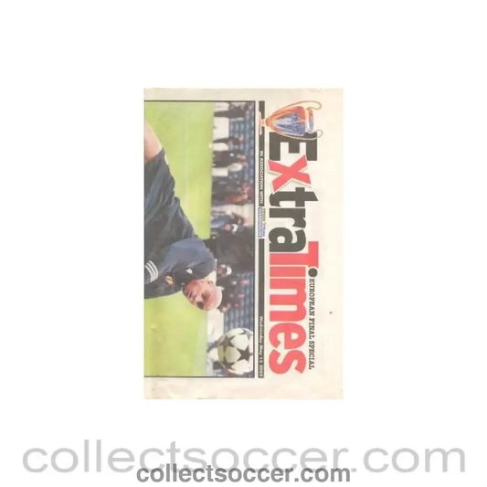 2002 - Extra Times newspaper European Final Special 15/05/2002