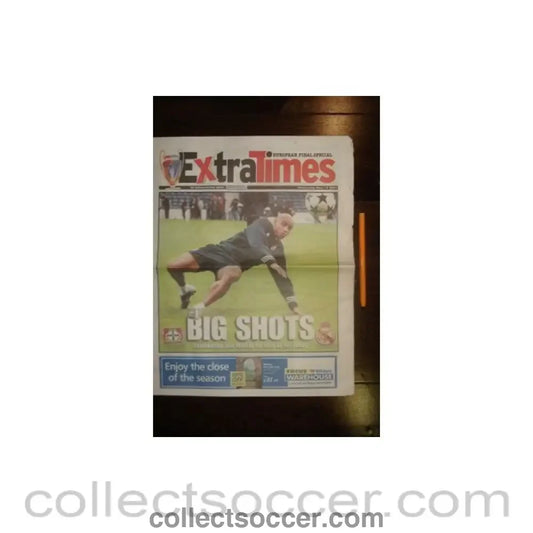 2002 - Extra Times newspaper supplement European Cup Final Special 15/05/2002
