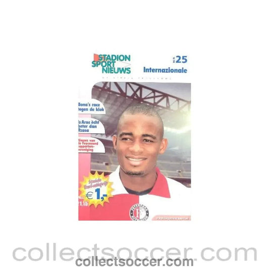2002 Feyenoord v Inter Milan official programme 11/04/2002 - Collect Soccer