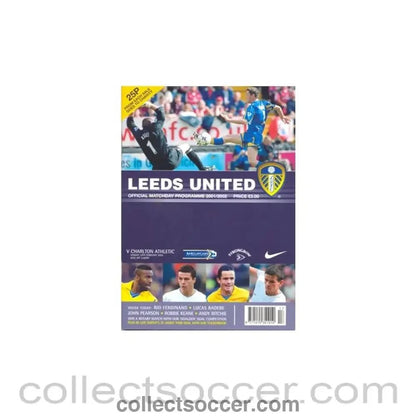 2002 - Leeds United v Charlton Athletic official programme 24/02/2002 - Collect Soccer