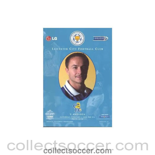 2002 - Leicester City vChelsea official programme 02/02/2002 Premier League - Collect Soccer