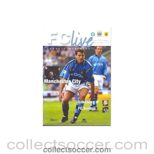 2002 - Manchester City v Silkeborg and Aarhus official programme 24/07/2002 - Collect Soccer