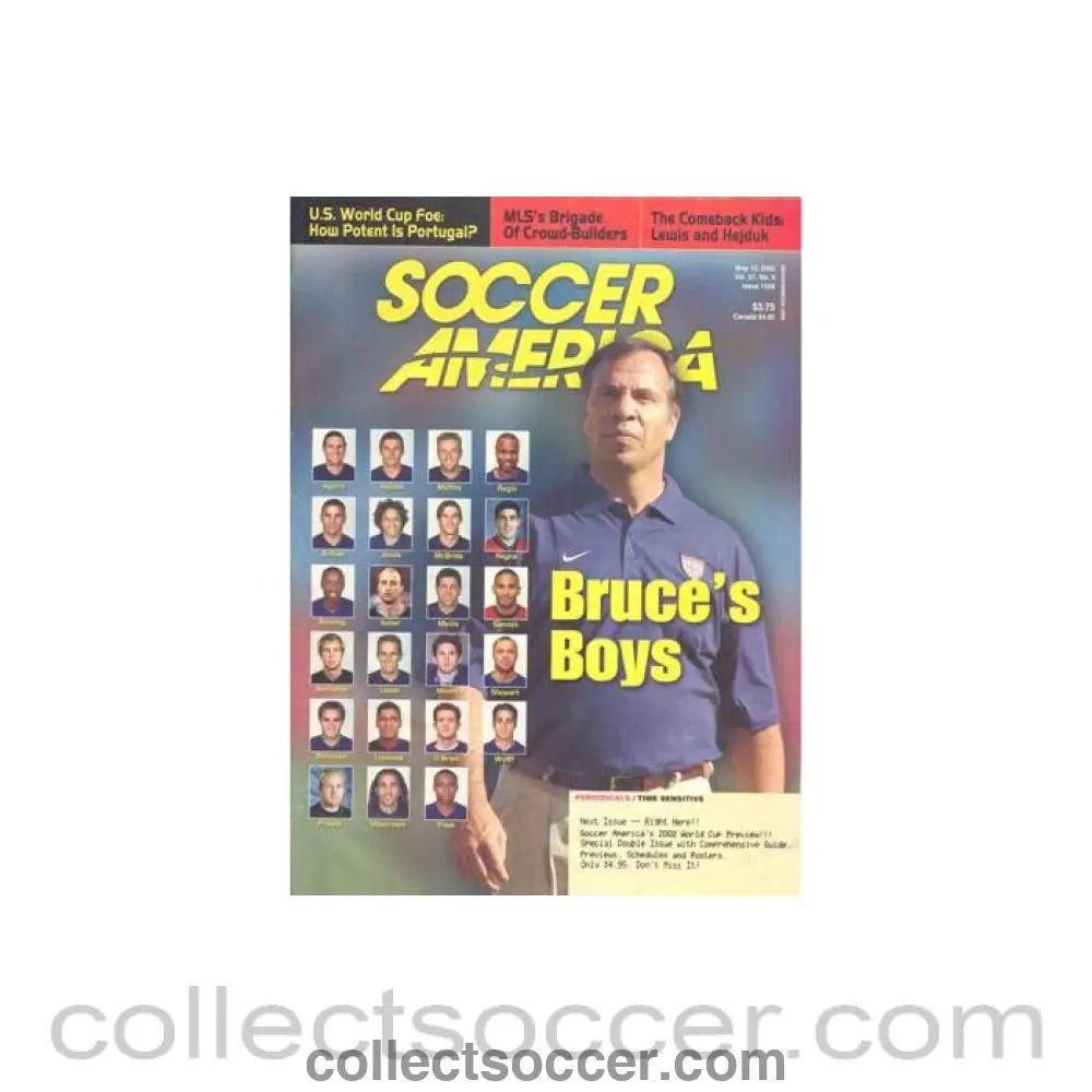 2002 - Soccer America magazine of 13/05/2002 - Collect Soccer