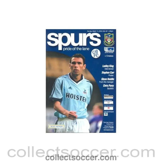 2002 - Tottenham Hotspur v Chelsea official programme 10/03/2002 - Collect Soccer