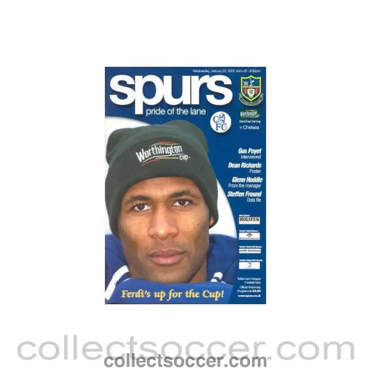 2002 - Tottenham Hotspur v Chelsea official programme 23/01/2002