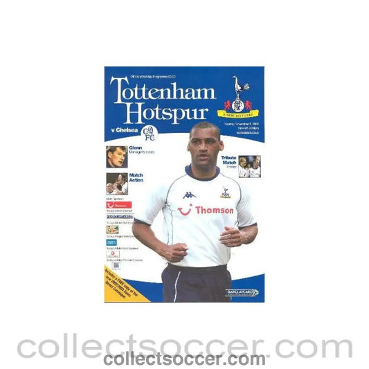 2002 - Tottenham Hotspur vChelsea official programme 03/11/2002 - Collect Soccer