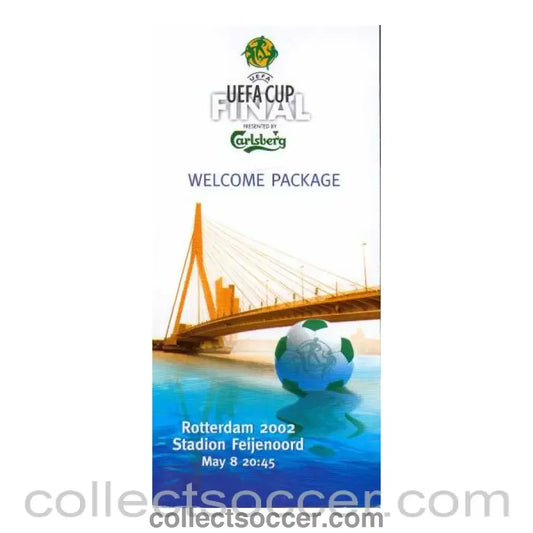 2002 UEFA Cup Final VIP Welcome Package Borussia Dortmund v Feyenoord