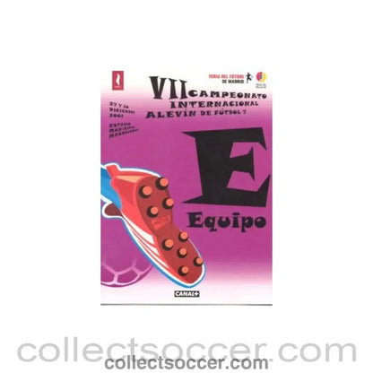 2002 - VII Campeonato Internacional Madrid Spain magazine 24-27/12/2002