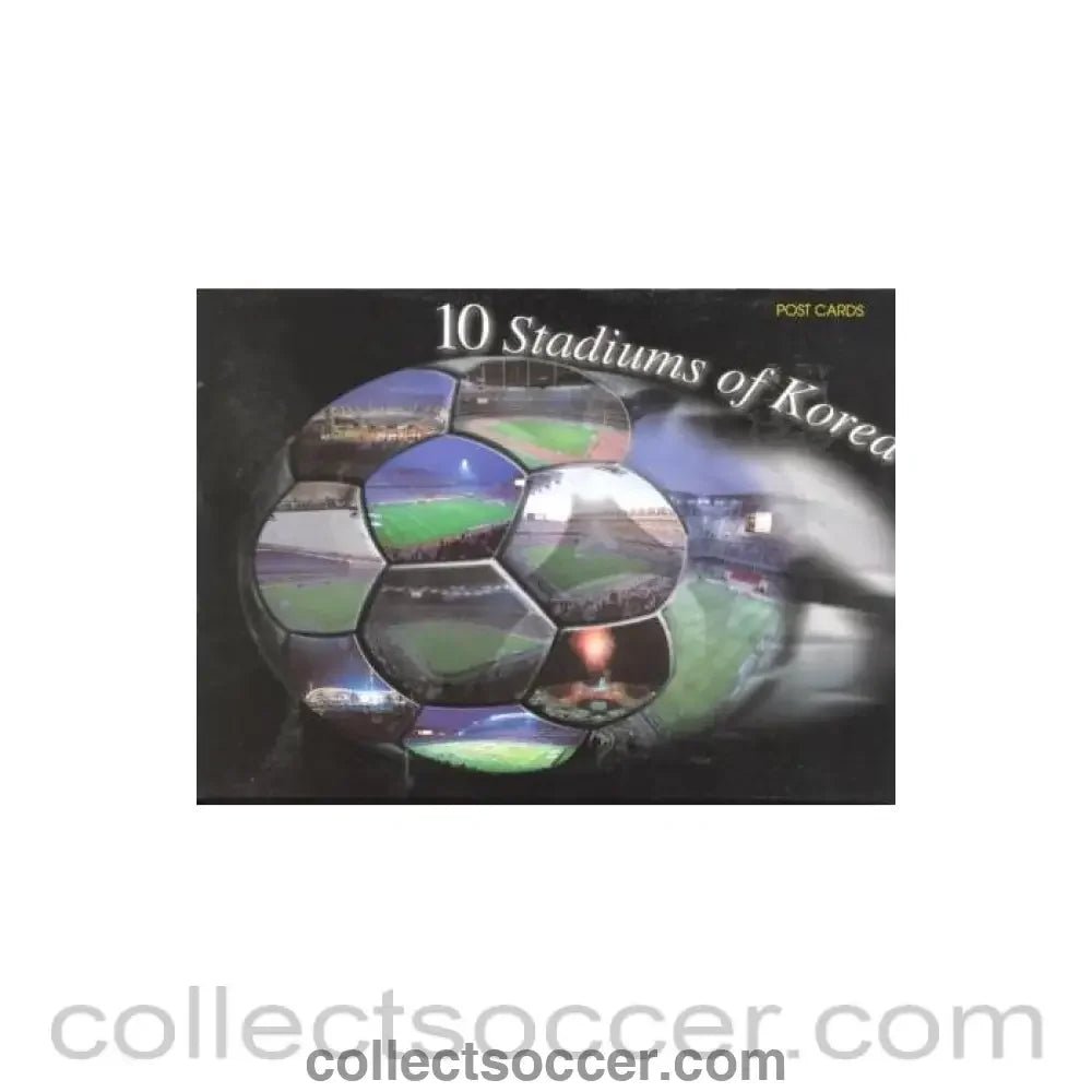 2002 World Cup 10 Stadiums of Korea 18 postcards set - Collect Soccer