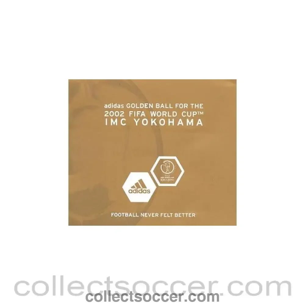 2002 World Cup - Adidas Golden Ball For The 2002 World Cup Yokohama Invitation - Collect Soccer