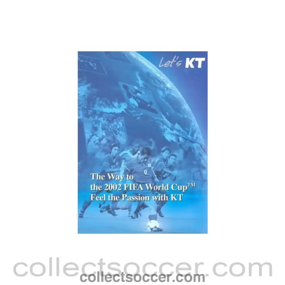 2002 World Cup brochure of the KT company - Korean Telecom - Collect Soccer