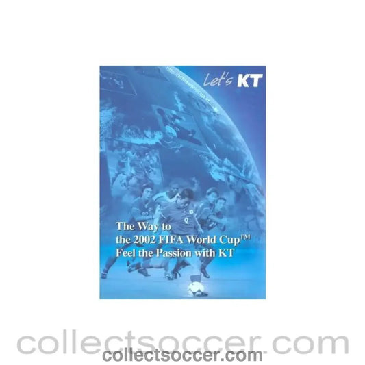 2002 World Cup brochure of the KT company - Korean Telecom - Collect Soccer