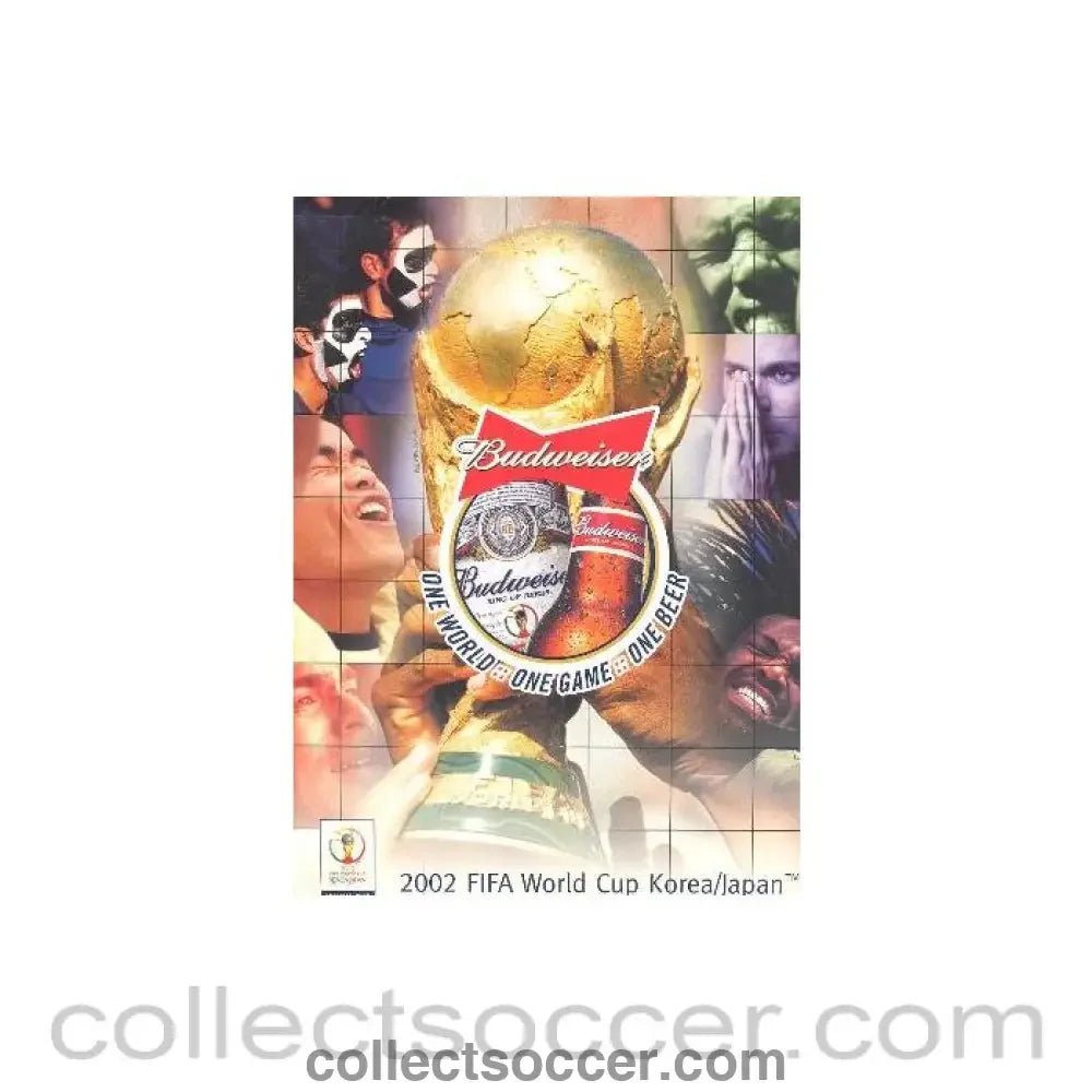 2002 World Cup Budweiser - Official Sponsor of the Games - press pack - Collect Soccer