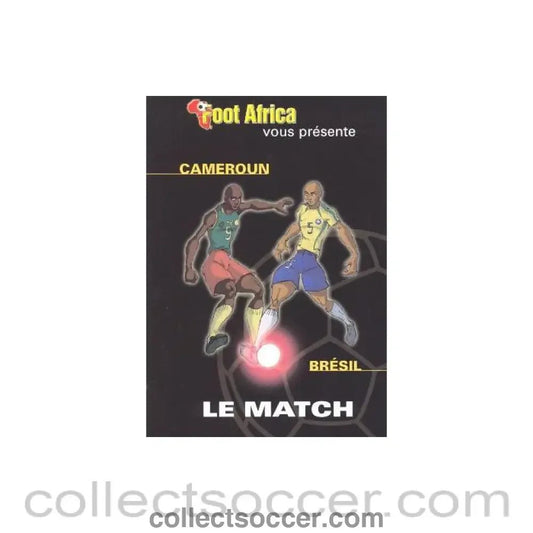 2002 World Cup Cameroon v Brazil official programme - Collect Soccer