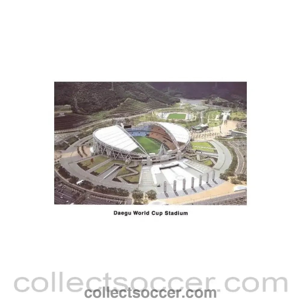 2002 World Cup Daegu World Cup Stadium Photo Card - Collect Soccer