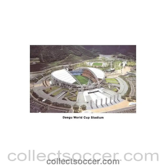 2002 World Cup Daegu World Cup Stadium Photo Card - Collect Soccer