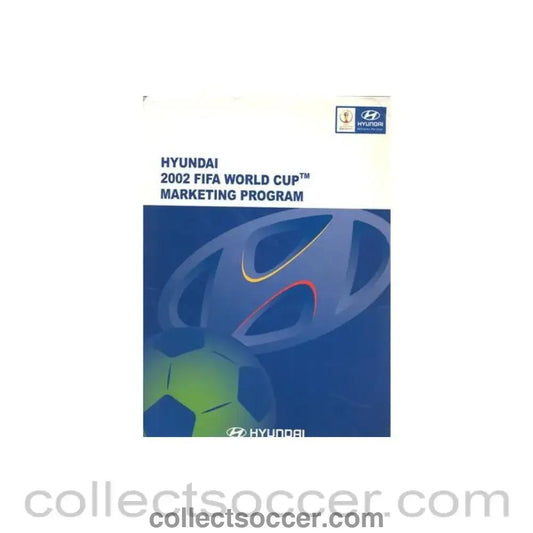 2002 World Cup - Hyundai Marketing Program Press Information in folder - Collect Soccer