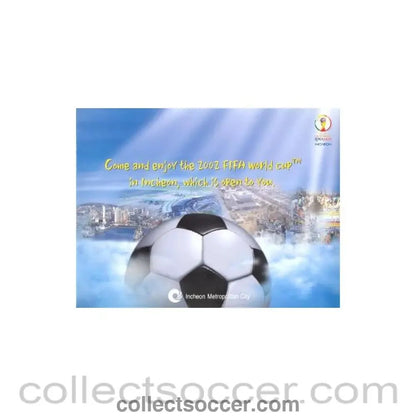 2002 World Cup In Incheon brochure of Incheon Metropolitan City - Collect Soccer