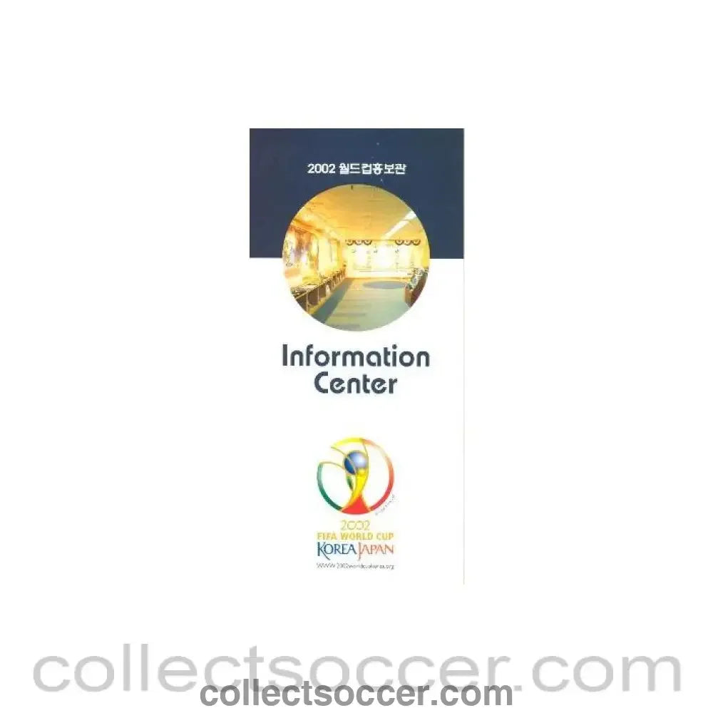 2002 World Cup Korea Japan Information Center flyer