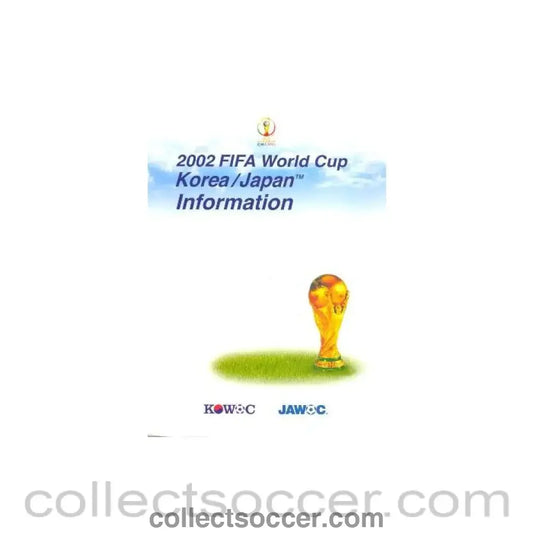 2002 World Cup Korea/Japan Information stadium brochure