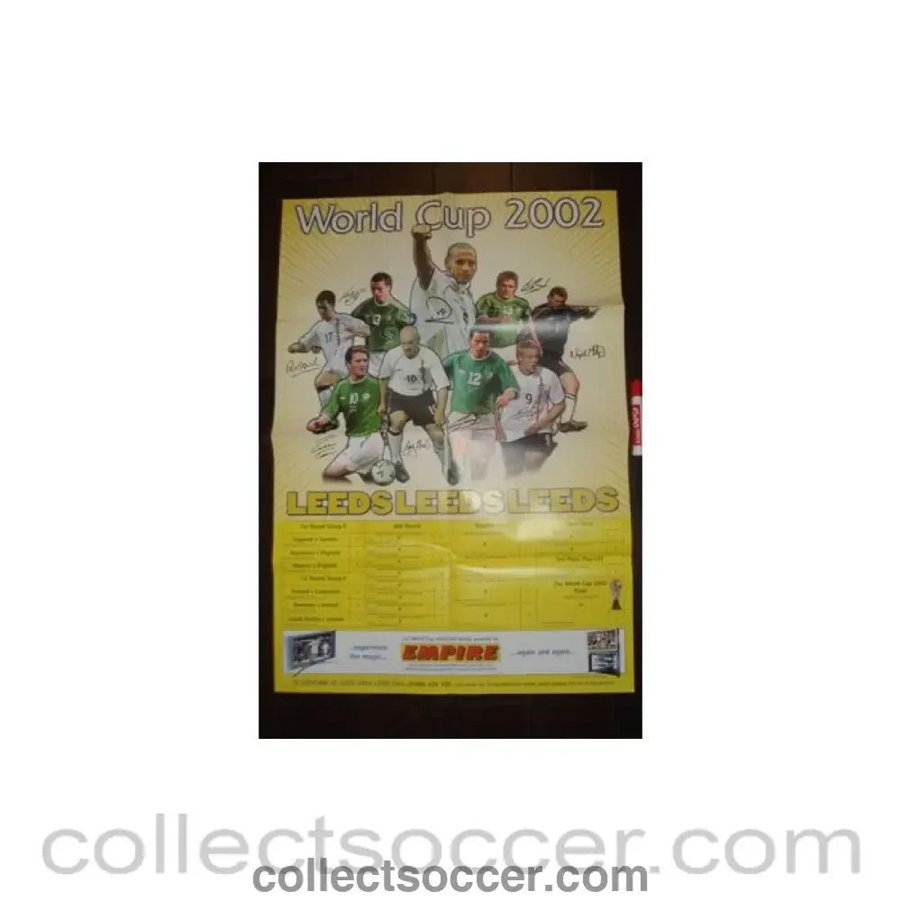 2002 World Cup - Leeds poster - Collect Soccer