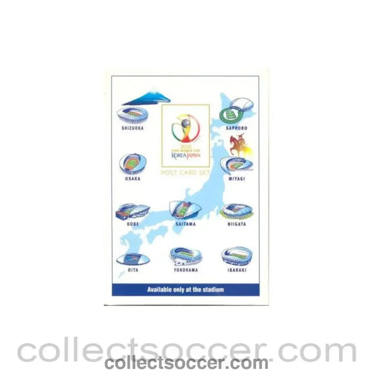 2002 World Cup Official Japanese Stadium Postcard Set