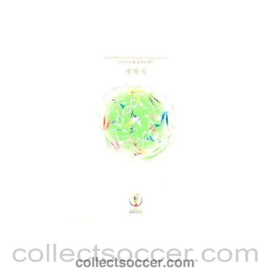 2002 World Cup Opening Ceremony VIP Programme - Collect Soccer