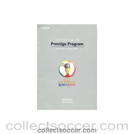 2002 World Cup Prestige Programme - Collect Soccer