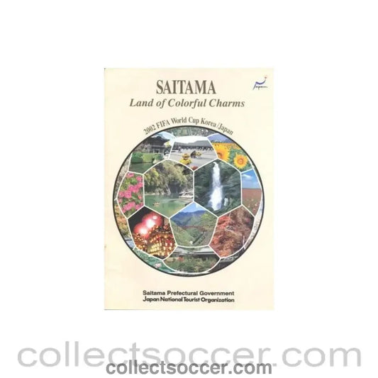 2002 World Cup - Saitama Land of Colorful Charms brochure - Collect Soccer