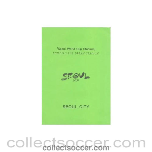 2002 World Cup Seoul World Cup Stadium green brochure - Collect Soccer