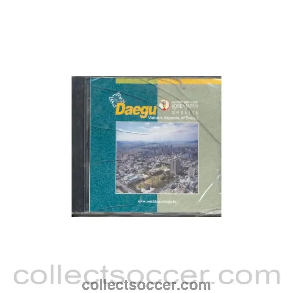 2002 World Cup Various Aspects of Daegu CD ROM box cracked half price