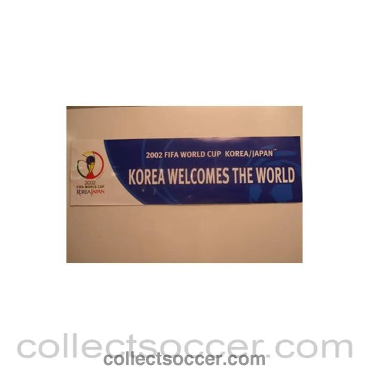 2002 World Cup very long sticker - Collect Soccer