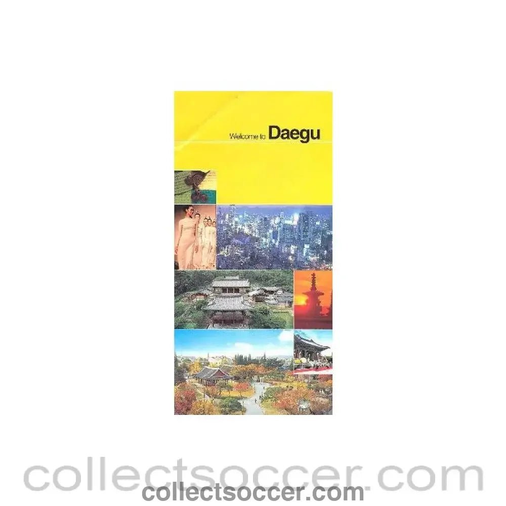 2002 World Cup - Welcome To Daegu guide - Collect Soccer
