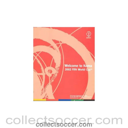 2002 World Cup Welcome To Korea Guide of The Korean Organizing Committee, the red one - Collect Soccer