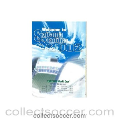 2002 World Cup Welcome To Saitama Stadium guide - Collect Soccer