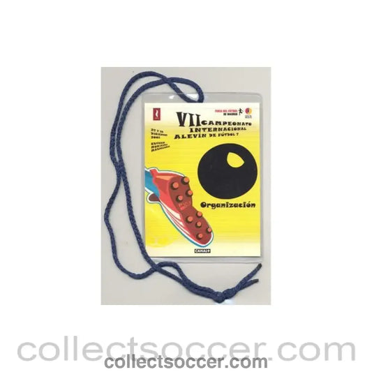 2002 - Youth Tournament with Manchester United organisation pass 27-28/12/2002 Canal+