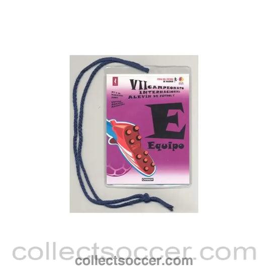 2002 - Youth Tournament with Manchester United staff pass 27-28/12/2002 Canal+