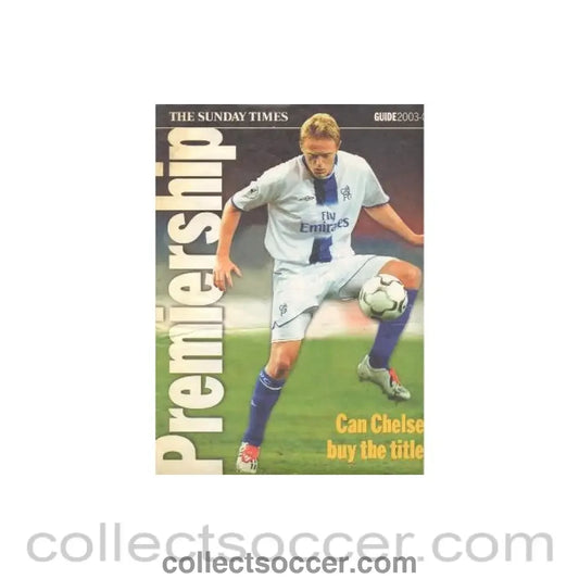 2003-2004 The Sunday Times guide of the Premiership