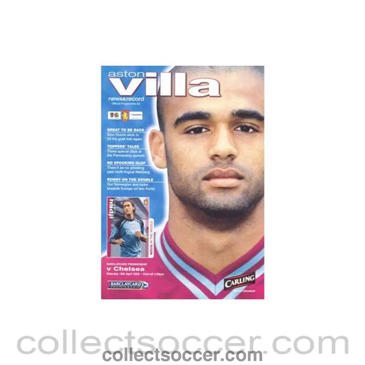 2003 - Aston Villa v Chelsea official programme 19/04/2003 Premier League
