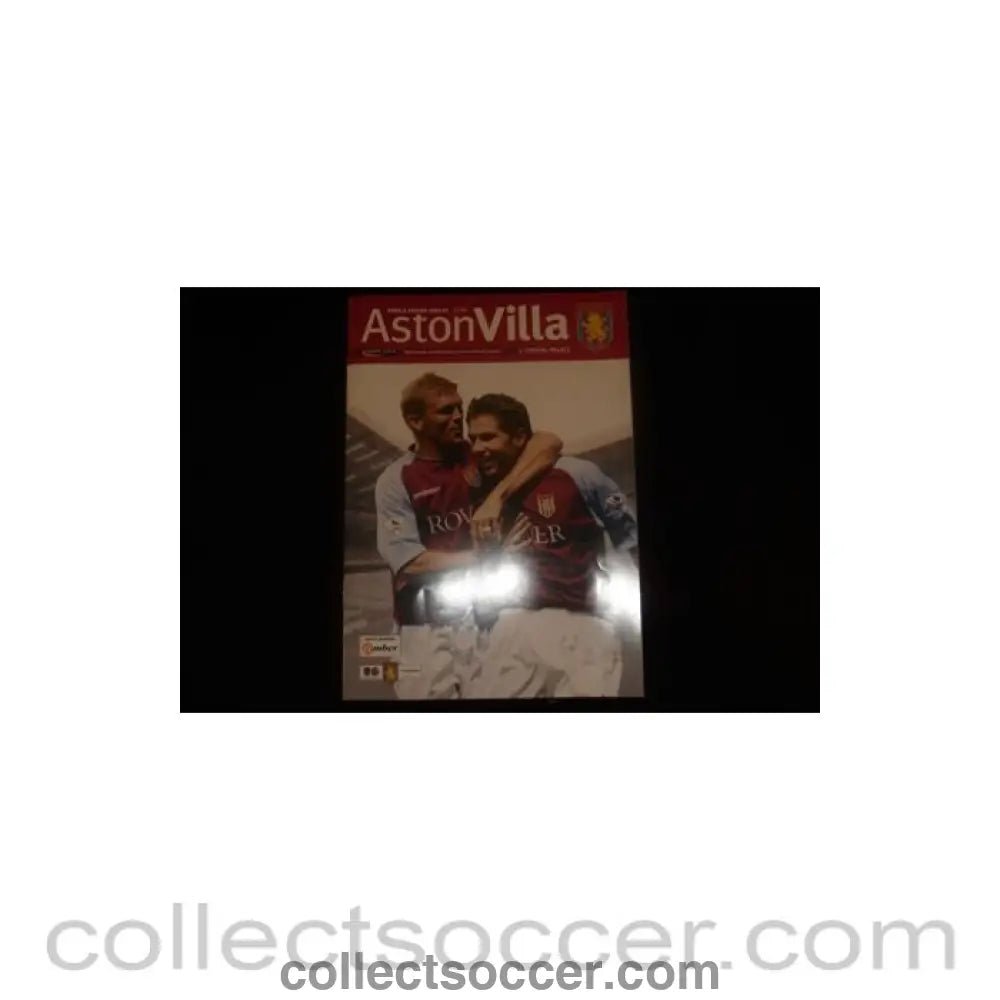 2003 - Aston Villa v Crystal Palace official programme 03/12/2003 - Collect Soccer