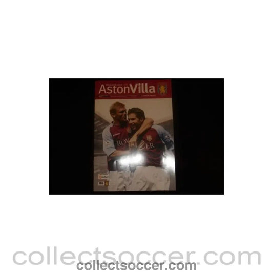 2003 - Aston Villa v Crystal Palace official programme 03/12/2003 - Collect Soccer