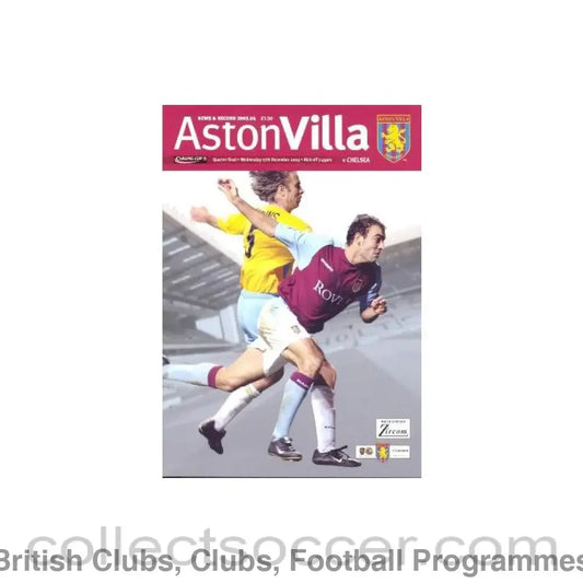 2003 - Aston Villa vChelsea Official Programme 17/12/2003