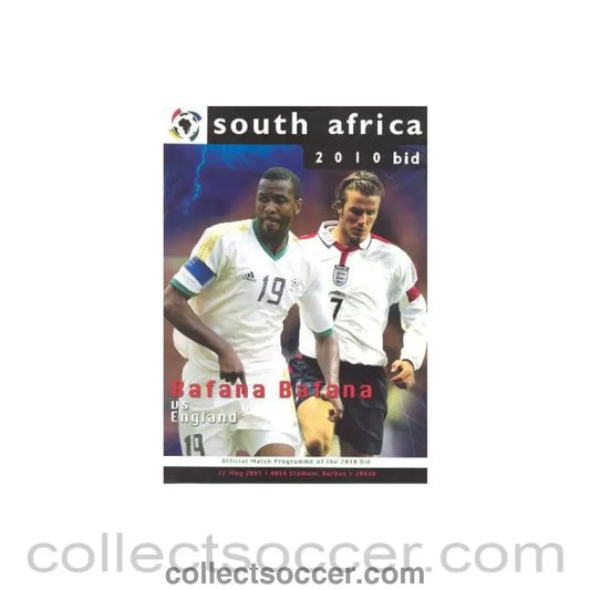 2003 Bafana Bafana, South Africa v England official programme 22/05/2003 - Collect Soccer
