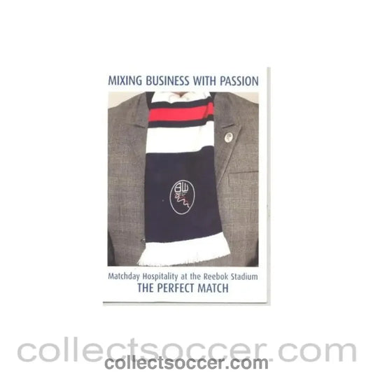 2003 - Bolton Wanderers card of season 2003-2004