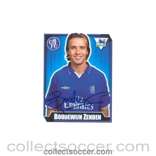 2003 - Boudewijn Zenden Premier League 2003 Sticker with Printed Signature - Collect Soccer