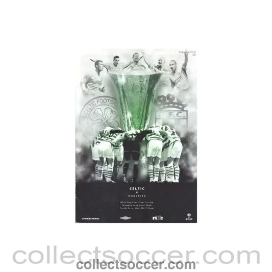 2003 - Celtic v Boavista official programme 10/04/2003 UEFA Cup Semi - Final 1st Leg - Collect Soccer